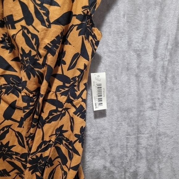 Goodthreads Women's Relaxed Fit Summer Dress, Brown/Black, Size Large - Picture 4 of 6